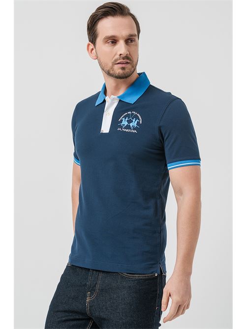 MAN POLO S/S PIQUET STRETCH LA MARTINA | YMP005-PK001/07017